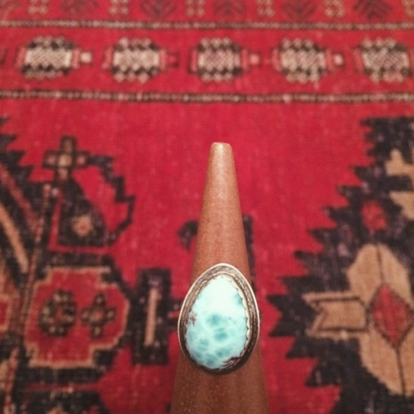 Jewelry - Light blue stone and silver ring
